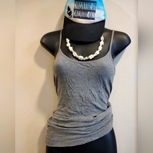 Long Grey Layering Cami Discount